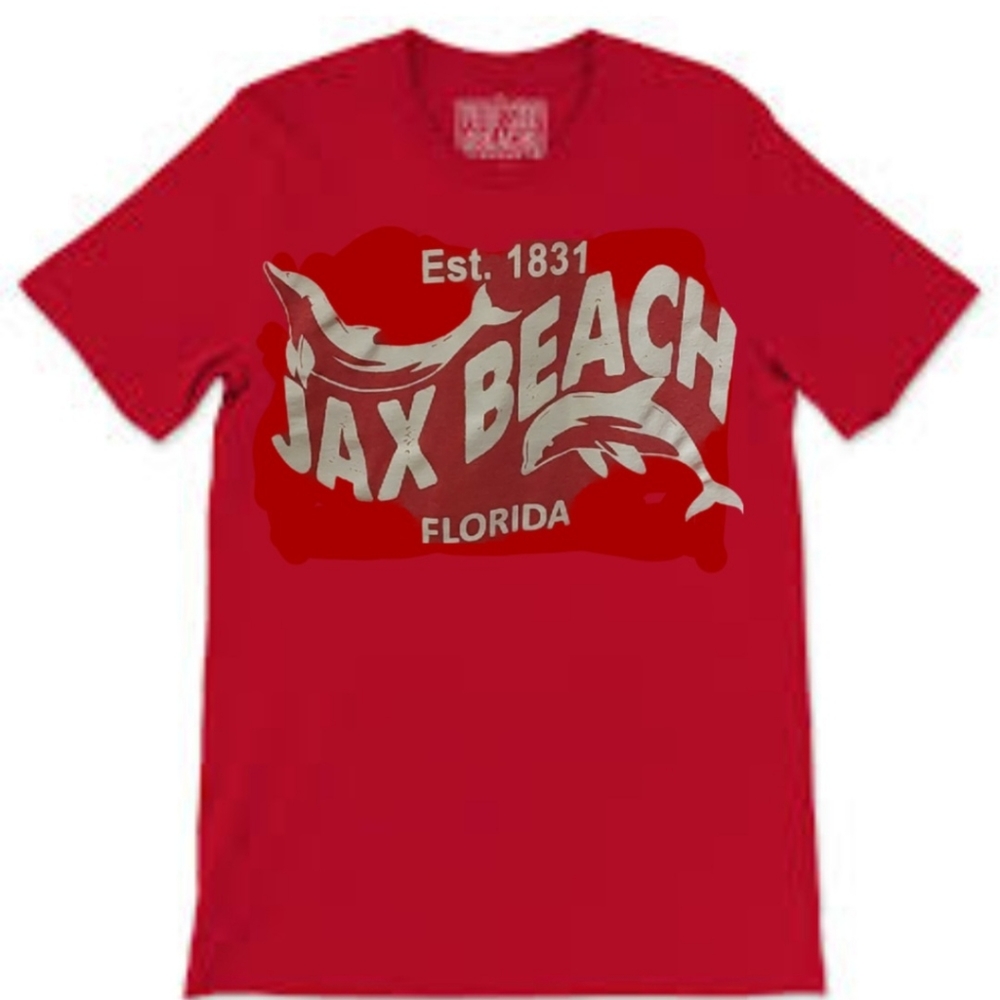 Jax Beach Florida Logo Unisex T SHIRT